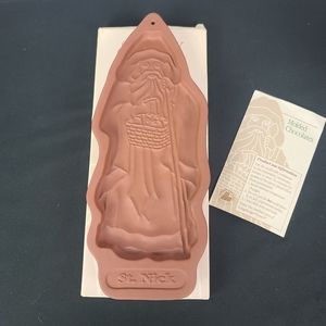 Longaberger St.Nick Cookie Mold.